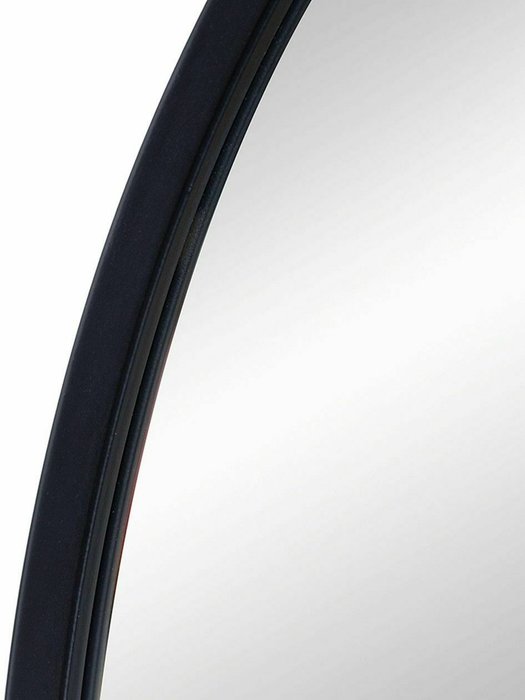 Настенное зеркало 79х84 в раме черного цвета - лучшие Настенные зеркала в INMYROOM