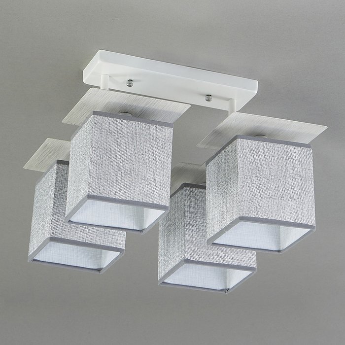 Потолочный светильник Escada 1129/4PL E27*60W White/Grey ARGUS - купить Потолочные люстры по цене 7950.0