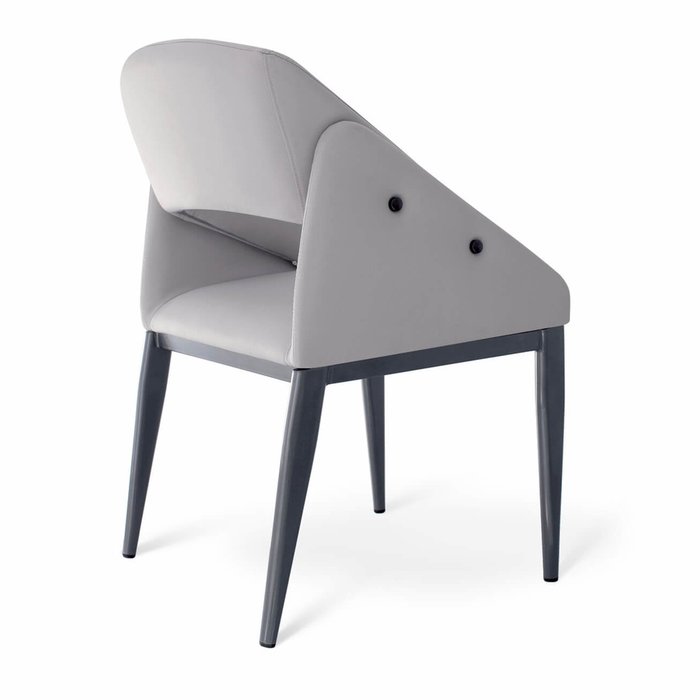 Обеденный стул-кресло Marta серого цвета - купить Обеденные стулья по цене 16575.0