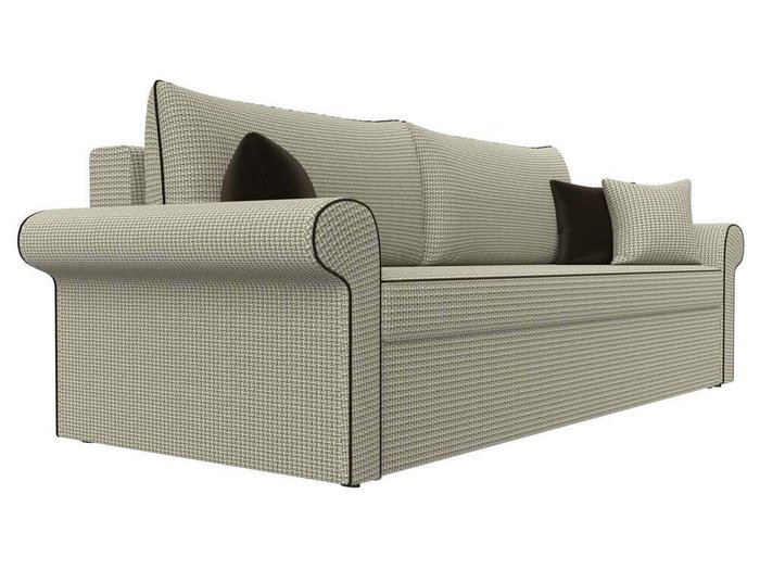 Прямой диван-кровать Милфорд серо-бежевого цвета - лучшие Прямые диваны в INMYROOM