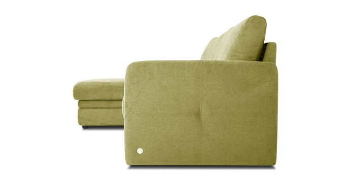 Угловой диван-кровать Флит зеленого цвета - лучшие Угловые диваны в INMYROOM