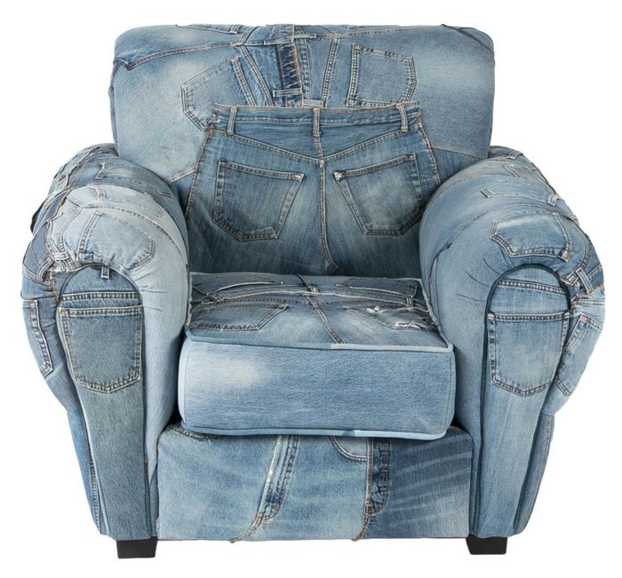 Кресло San Francisco Jeans Armchair - купить Интерьерные кресла по цене 157820.0
