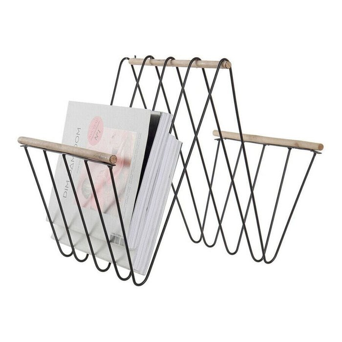 Держатели для книг и журналов Полка для журналов DKD Home Decor 8424001814008 41 x 31 x 36 cm Чёрный Железо Деревянный MDF - купить Полки по цене 2989 Держатели для книг и журналов Полка для журналов DKD Home Decor 8424001814008 41 x 31 x 36 cm Чёрный Железо Деревянный MDF - купить Полки по цене 2989