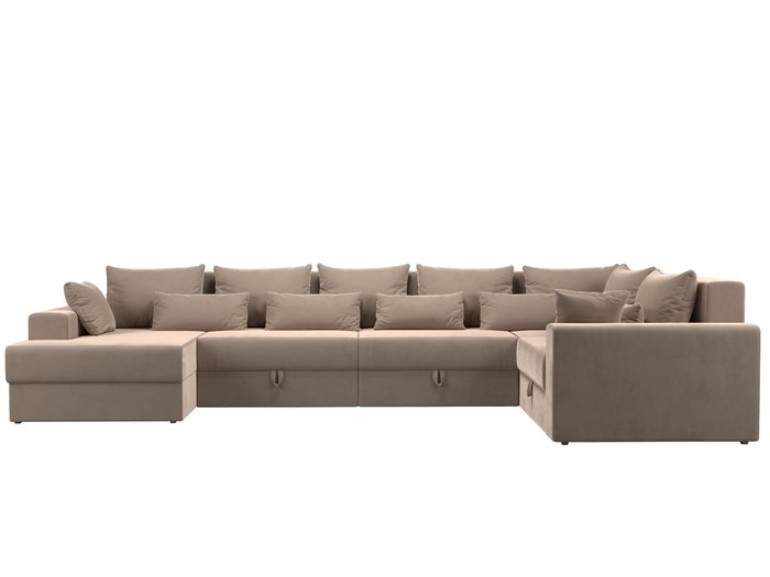 Угловой диван-кровать Мэдисон бежевого цвета правый угол - купить Угловые диваны по цене 82990.0