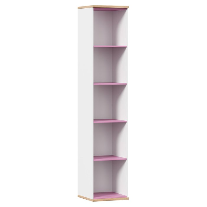 Шкаф одностворчатый Урбан бело-розового цвета - лучшие Шкафы распашные в INMYROOM