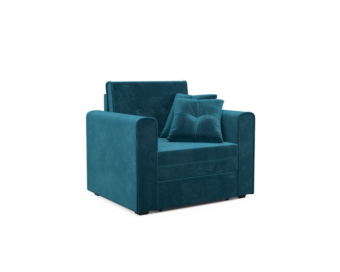Кресло-кровать Санта сине-зеленого цвета