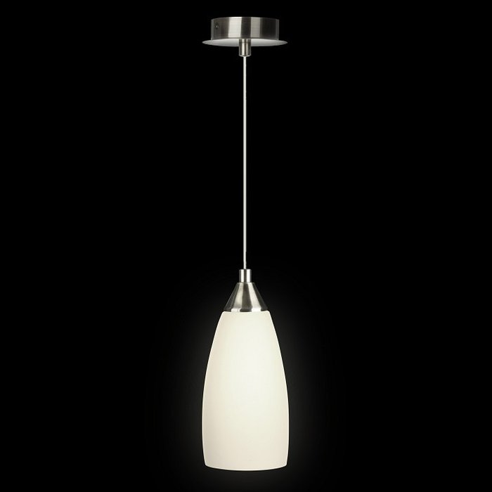 Подвесной светильник с матовым плафоном белого цвета - купить Подвесные светильники по цене 915.0