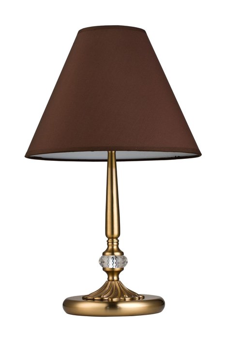 Настольная лампа Chester с коричневым абажуром - купить Настольные лампы по цене 10490.0