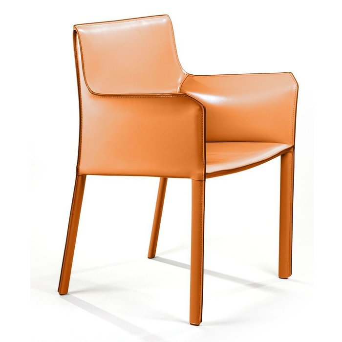 Стул с подлокотниками Barrie светло-коричневого цвета - лучшие Обеденные стулья в INMYROOM