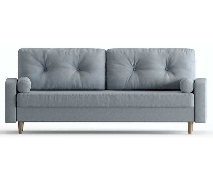 Диван-кровать из рогожка Basel серого цвета - купить Прямые диваны по цене 39490.0