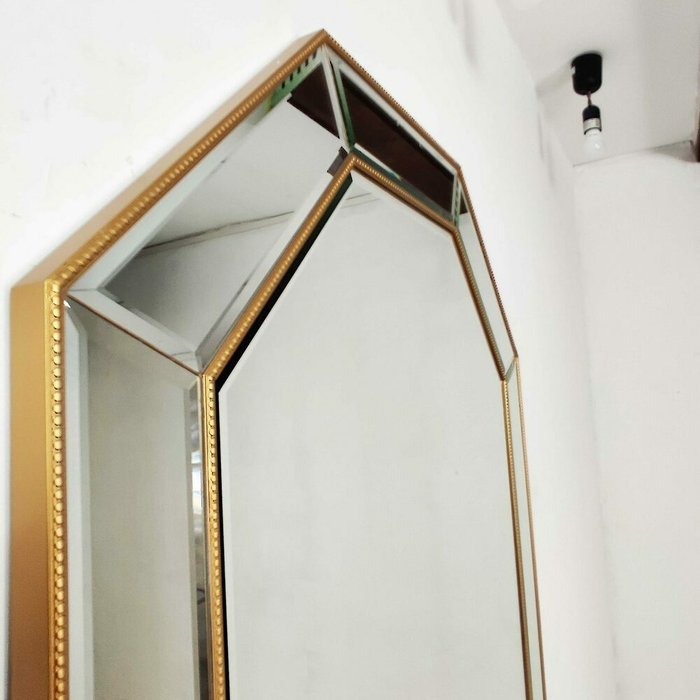 Настенное зеркало Velis 120x75 цвета античного золота - купить Настенные зеркала по цене 38100.0
