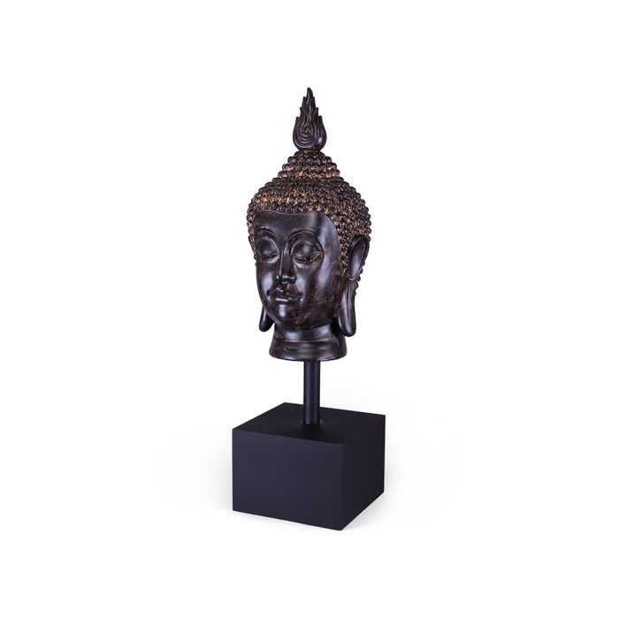 Декор Голова Будды бронзового цвета - купить Фигуры и статуэтки по цене 14250.0