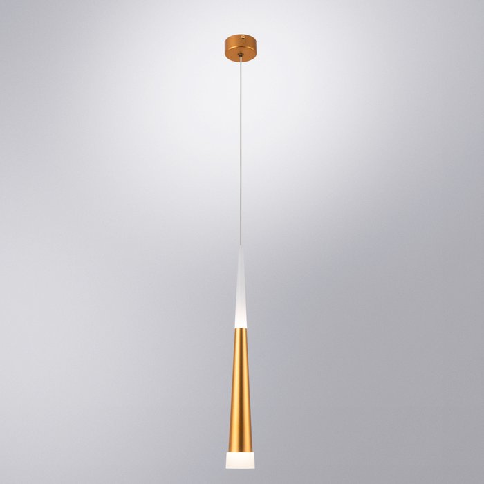 Подвесной светильник Sabik золотого цвета - купить Подвесные светильники по цене 3390.0