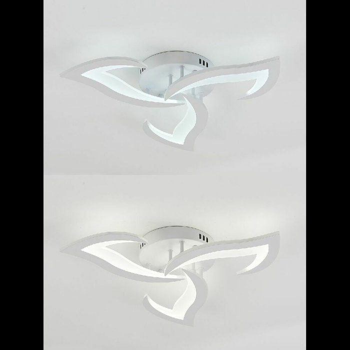 Потолочная люстра SIMPLY LED LAMPS 81401 (акрил, цвет белый) - лучшие Потолочные люстры в INMYROOM