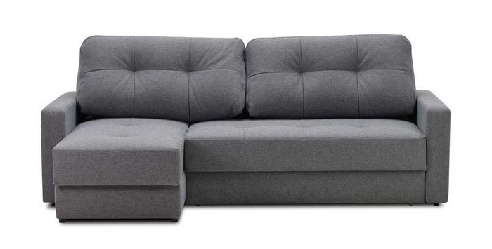 Угловой диван-кровать Сити серого цвета - купить Угловые диваны по цене 41230.0