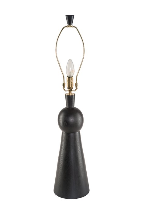 Настольная лампа с деревянным основанием - купить Настольные лампы по цене 19700.0