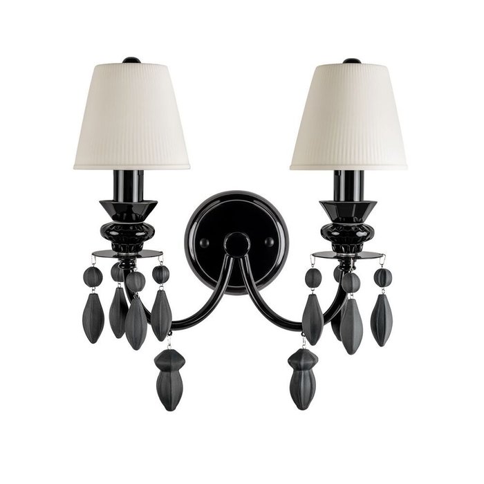 Бра Grace 10203/2W Black (керамика, цвет белый) Бра Grace 10203/2W Black (керамика, цвет белый)