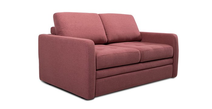 Прямой диван-кровать Бруно красного цвета  - купить Прямые диваны по цене 83334.0