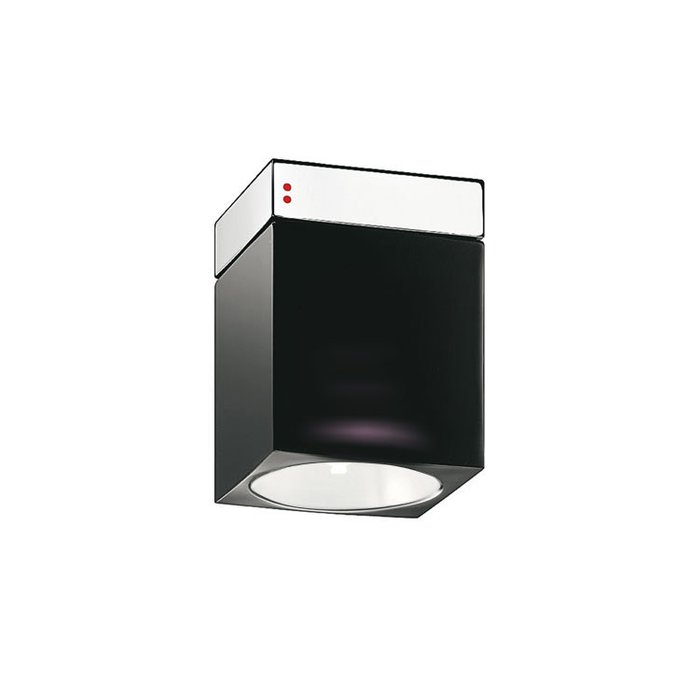 Настенный/Потолочный светильник Cubetto Nero черного цвета