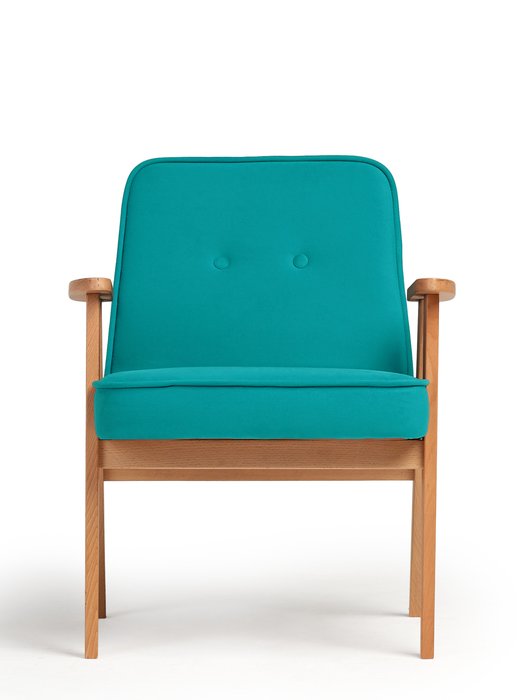 Кресло Несс zara бирюзового цвета - купить Интерьерные кресла по цене 11380.0