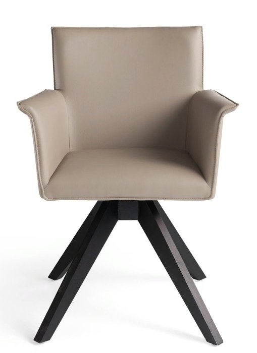 Поворотное кресло коричневого цвета - купить Интерьерные кресла по цене 56990.0