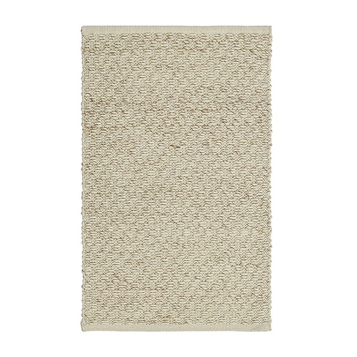 Ковер из войлочной шерсти Ethnic 60х90 бежевого цвета