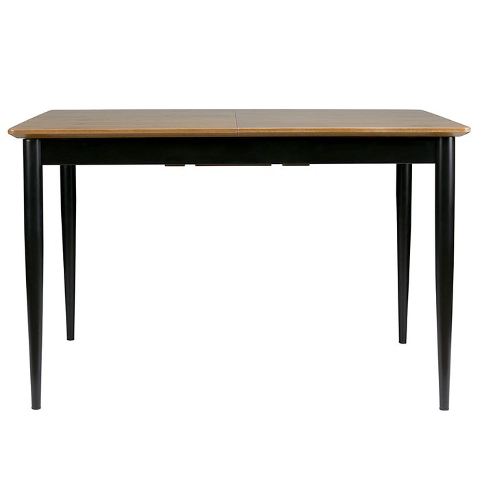 Стол обеденный раскладной Shayne черно-коричневого цвета - купить Обеденные столы по цене 24650.0