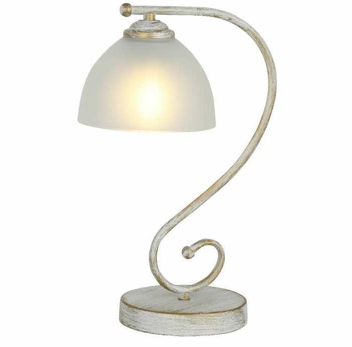 Настольная лампа Valerie Б0060981 (стекло, цвет белый)