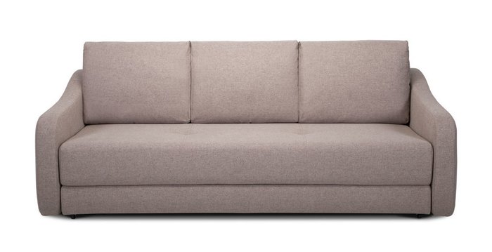 Прямой диван-кровать Иден бежево-коричневого цвета