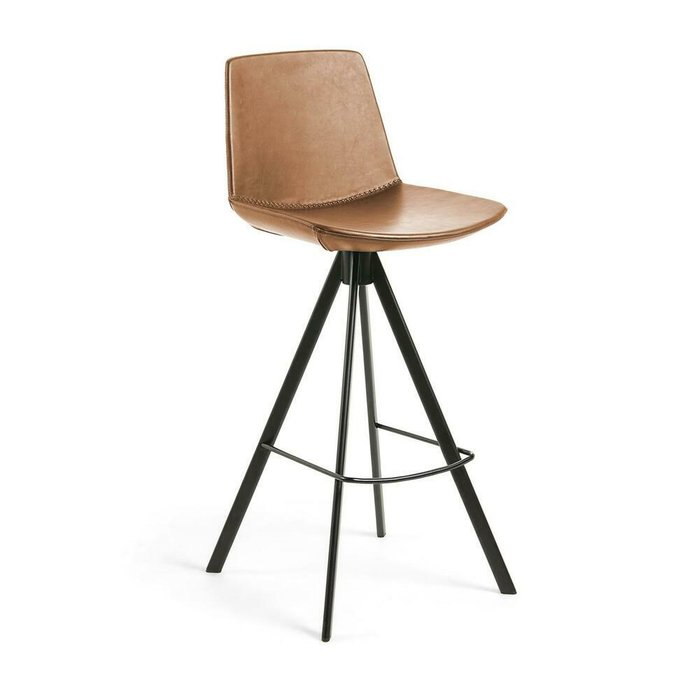 Барный стул Zast коричневого цвета