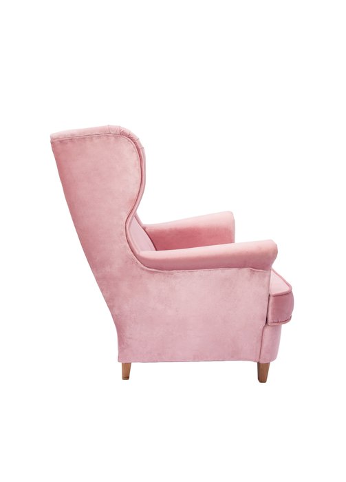 Классическое кресло Oswald розового цвета - лучшие Интерьерные кресла в INMYROOM
