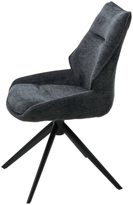 Стул Oskar вращающийся темно-серого цвета - купить Обеденные стулья по цене 11000.0