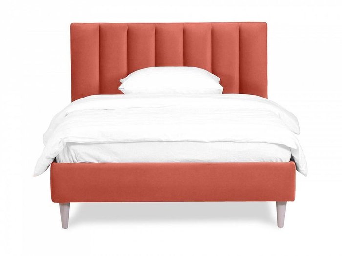 Кровать Prince Louis L 120х200 кораллового цвета  - лучшие Кровати для спальни в INMYROOM