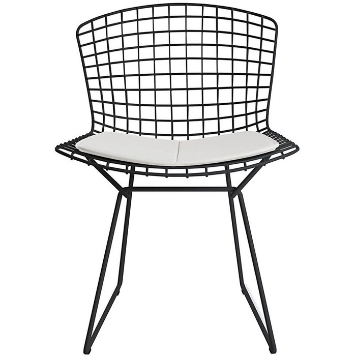 Стул Bertoia Black, белый