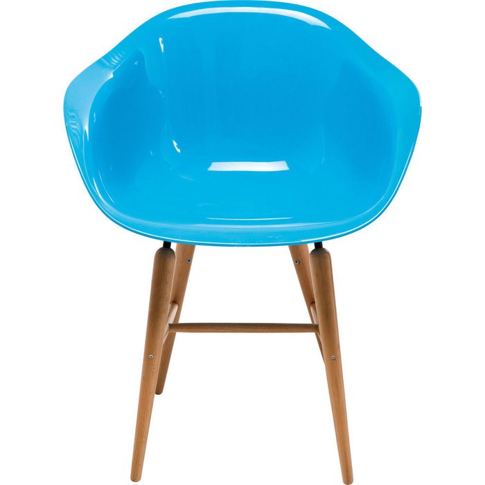 Стул с подлокотниками Forum голубого цвета - купить Обеденные стулья по цене 17199.0