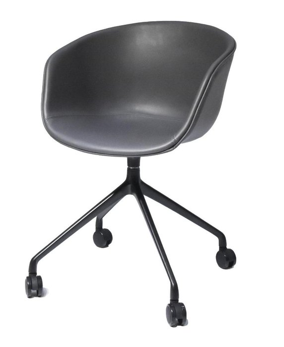 Кресло Hay Chair тёмно-серого цвета