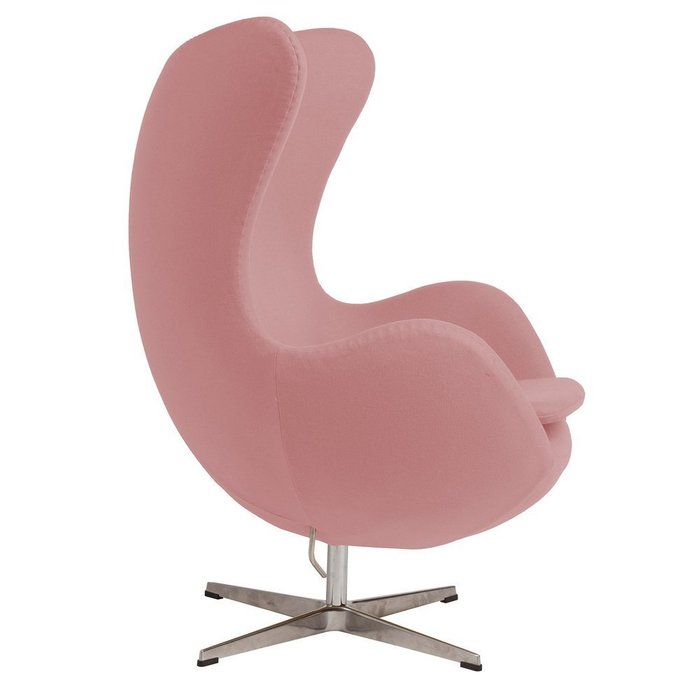 Кресло Egg Chair розового цвета - лучшие Интерьерные кресла в INMYROOM