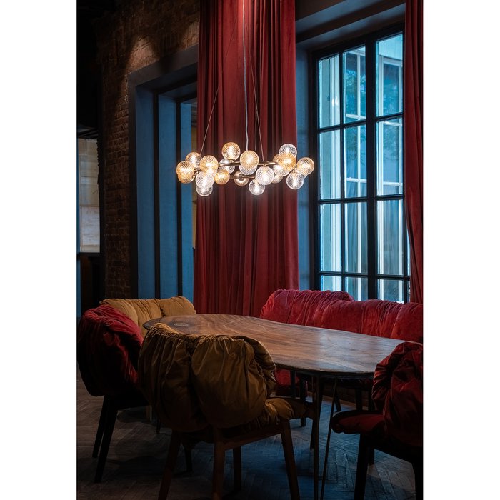 Подвесная люстра Arte Lamp ETEREO A5261LM-25GO - лучшие Подвесные люстры в INMYROOM Подвесная люстра Arte Lamp ETEREO A5261LM-25GO - лучшие Подвесные люстры в INMYROOM