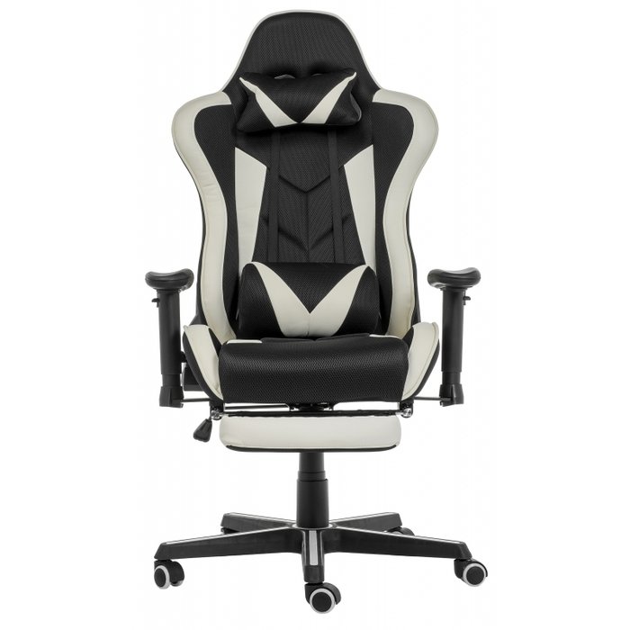 Компьютерное кресло Kano кремово-черного цвета - купить Офисные кресла по цене 16400.0