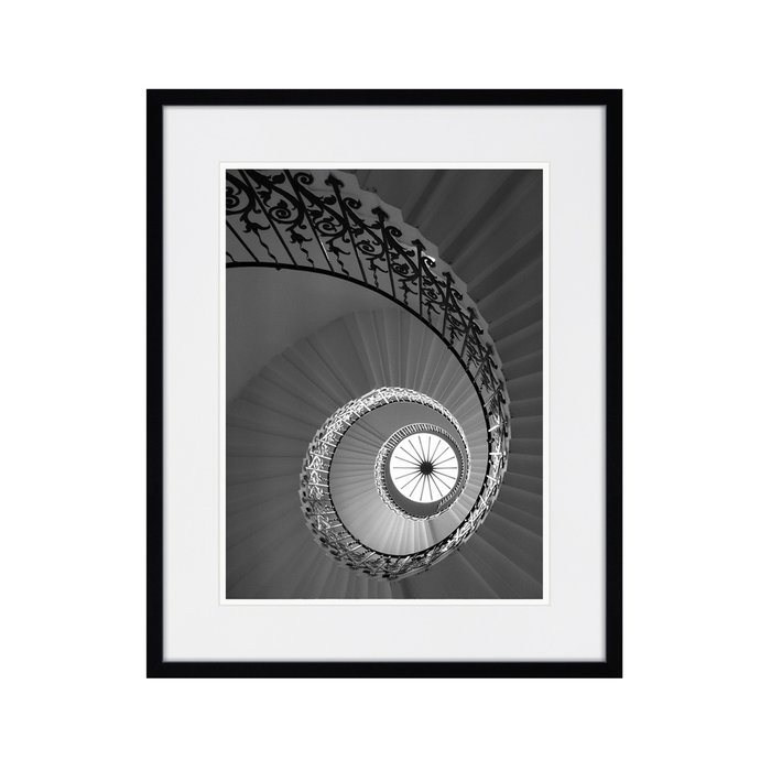 Арт-фотография Tulip stairs in Queen's House London - купить Картины по цене 3995.0