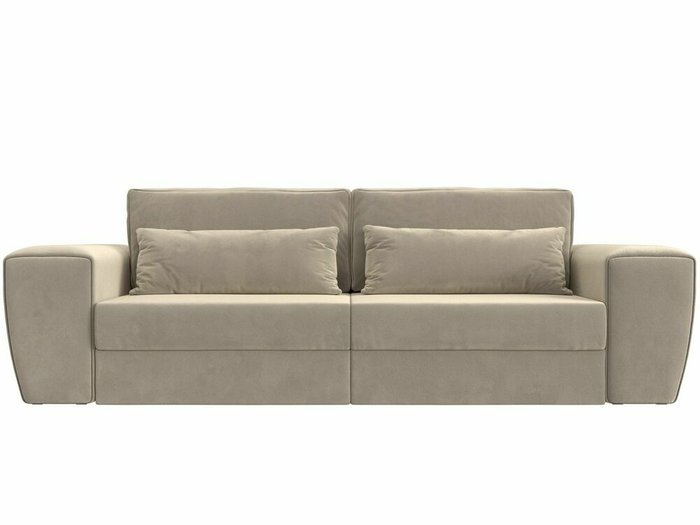 Прямой диван-кровать Лига 008 бежевого цвета - купить Прямые диваны по цене 60999.0