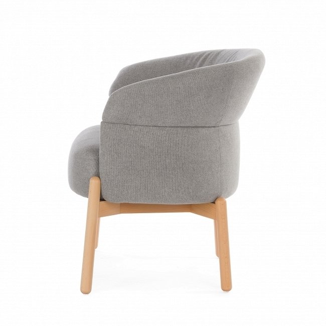 Стул Wally Wood серого цвета - купить Обеденные стулья по цене 31415.0