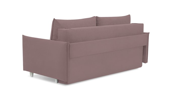 Прямой диван-кровать Портленд Лайт темно-розового цвета - лучшие Прямые диваны в INMYROOM