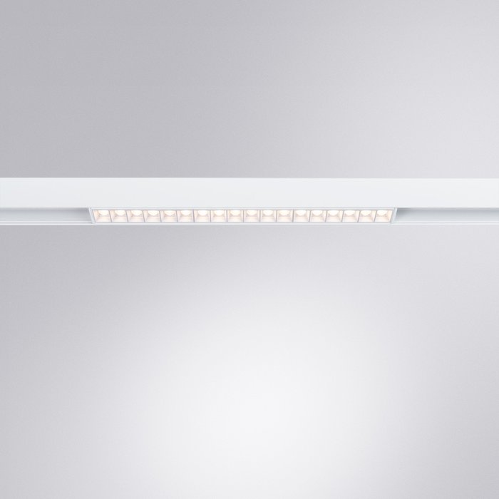 Магнитный трековый светильник Linea белого цвета - купить Трековые светильники по цене 2562.0
