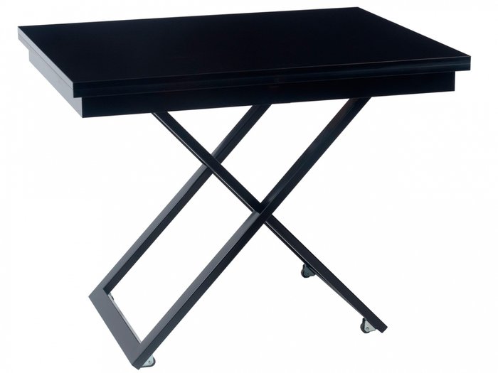 Стол-трансформер Cross GWS цвета черный глянец  - купить Обеденные столы по цене 44590.0