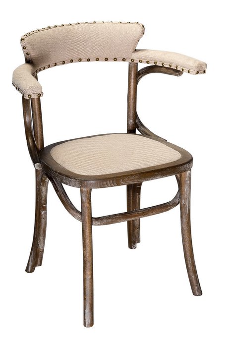 Кресло Bent Vintage бежевого цвета