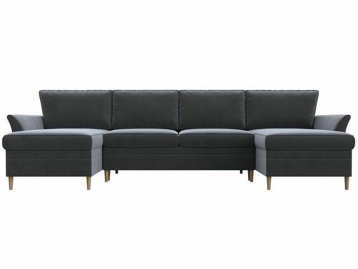 Угловой диван-кровать София серого цвета - купить Угловые диваны по цене 72999.0