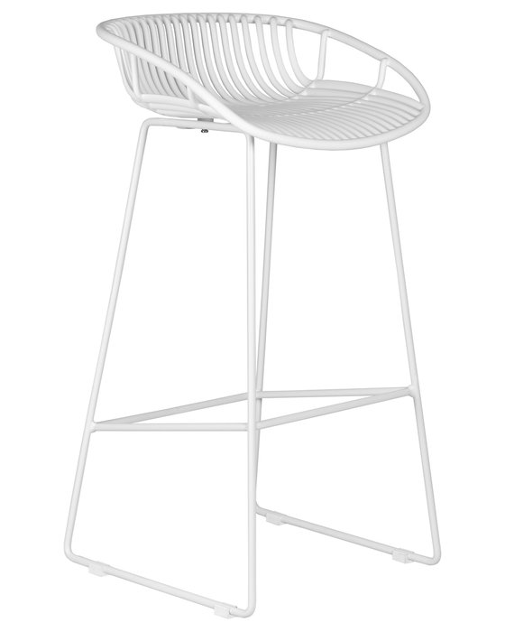 Стул барный Frank белого цвета - купить Барные стулья по цене 8140.0