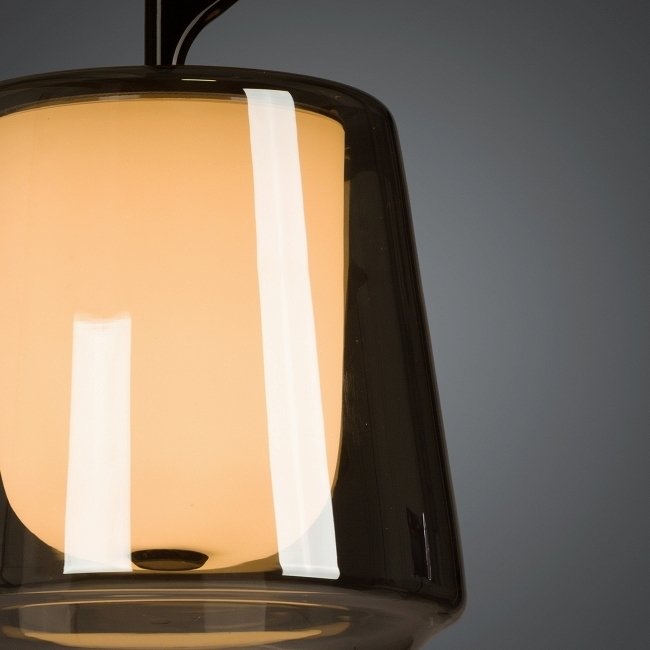 Подвесной светильник Melt с плафоном серого цвета - лучшие Подвесные светильники в INMYROOM