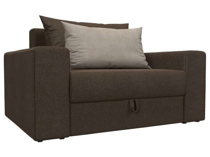 Кресло-кровать Мэдисон коричневого цвета